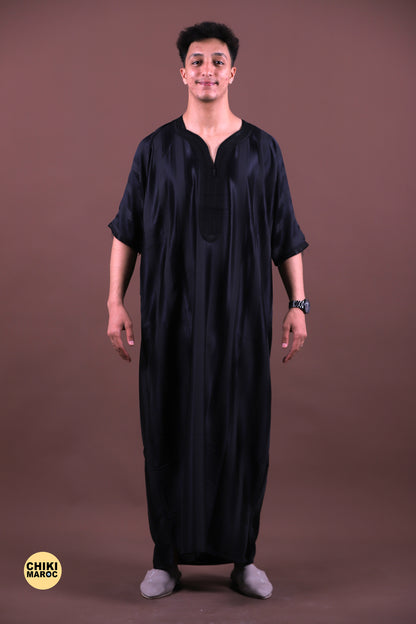 Black Moroccan Muslim Thobes | Classic & Modern Styles