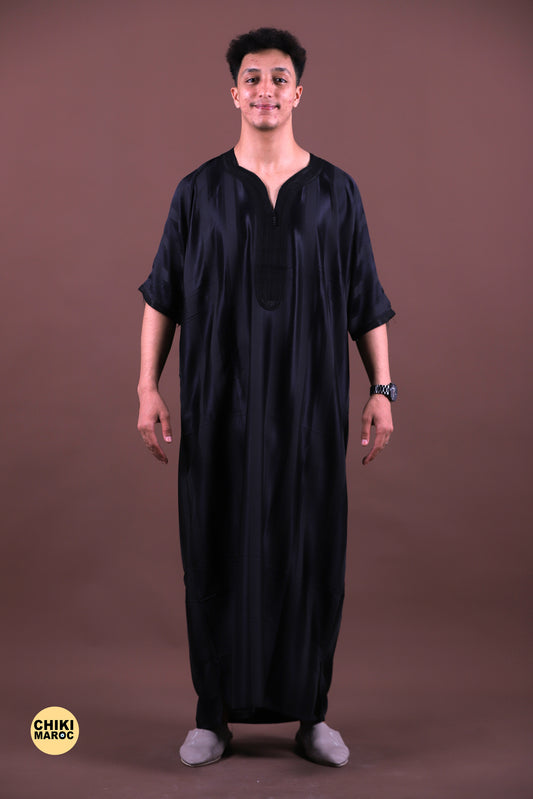 Black Moroccan Muslim Thobes | Classic & Modern Styles