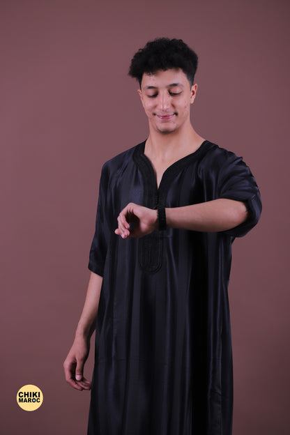 Black Moroccan Muslim Thobes | Classic & Modern Styles