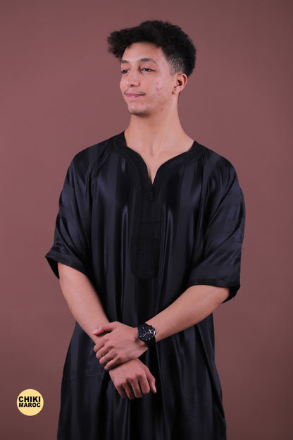 Black Moroccan Muslim Thobes | Classic & Modern Styles