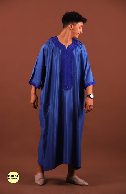 Blue Moroccan Muslim Thobes | Classic & Modern Styles