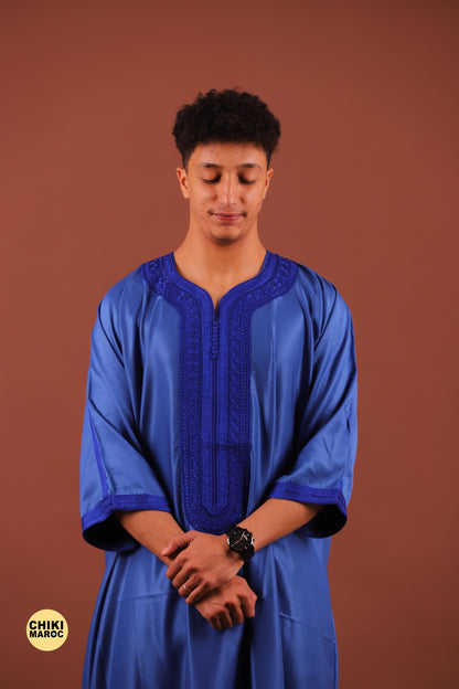 Blue Moroccan Muslim Thobes | Classic & Modern Styles