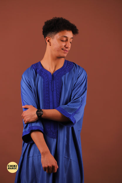 Blue Moroccan Muslim Thobes | Classic & Modern Styles