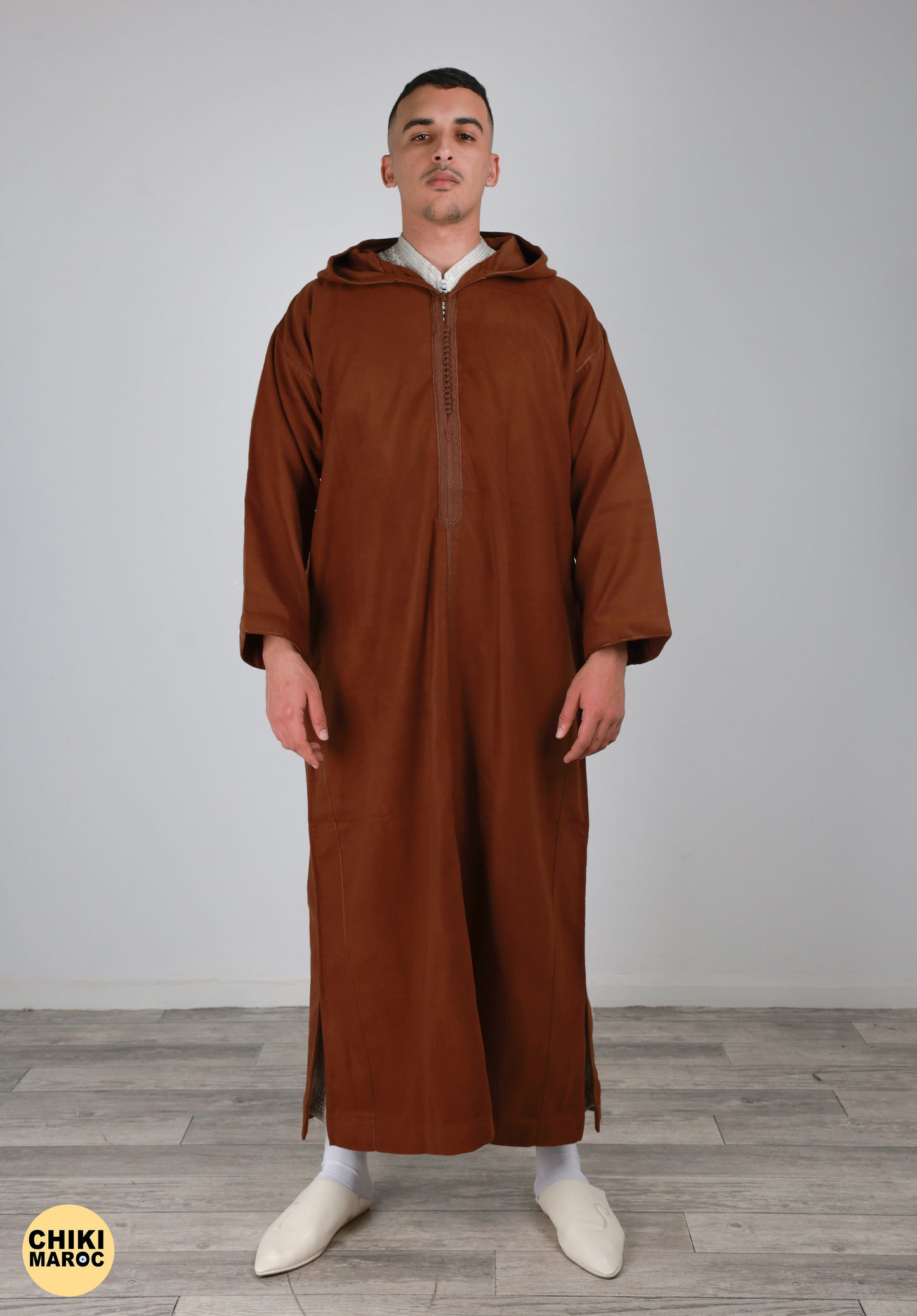 Elegant Hooded Thick Moroccan Djellaba I Special Moroccan Thobe for men