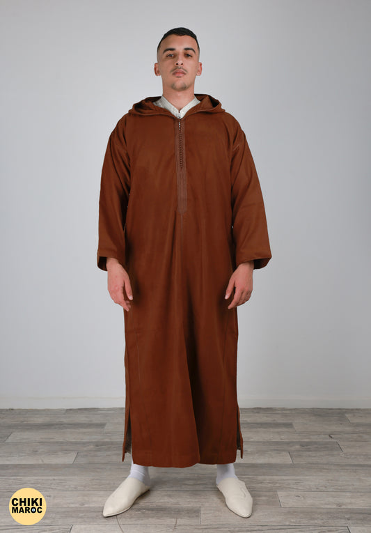 Elegant Hooded Thick Moroccan Djellaba I Special Moroccan Thobe for men