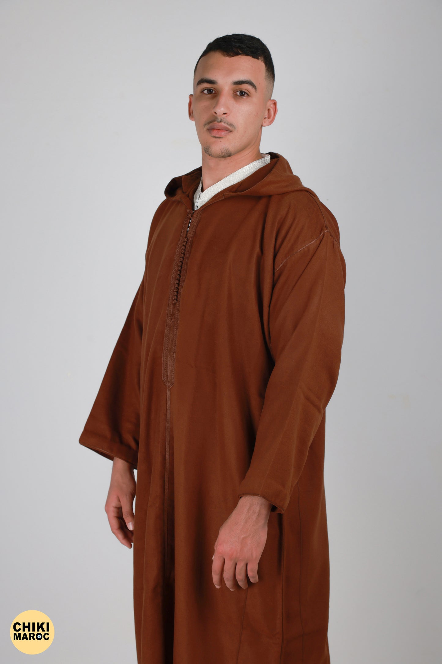 Elegant Hooded Thick Moroccan Djellaba I Special Moroccan Thobe for men