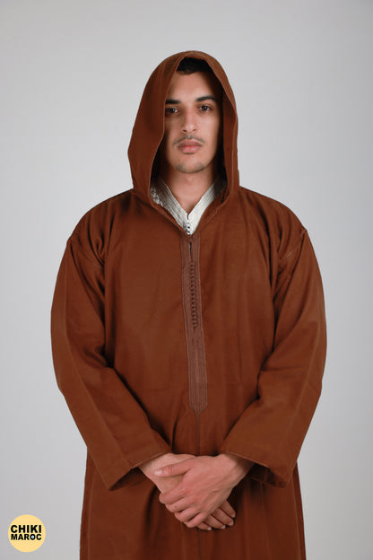 Elegant Hooded Thick Moroccan Djellaba I Special Moroccan Thobe for men