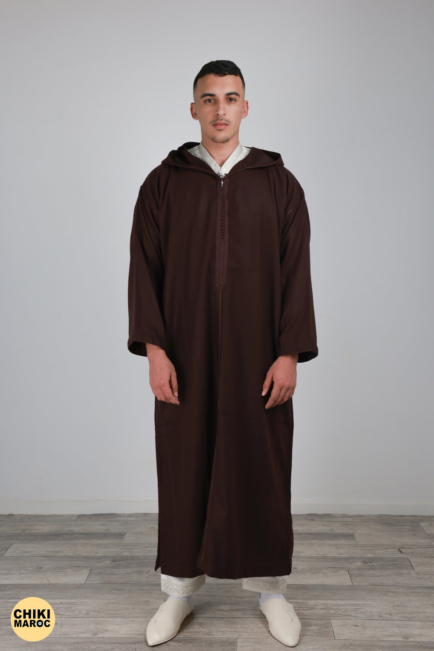 Elegant Hooded Thick Moroccan Djellaba I Special Moroccan Thobe for men