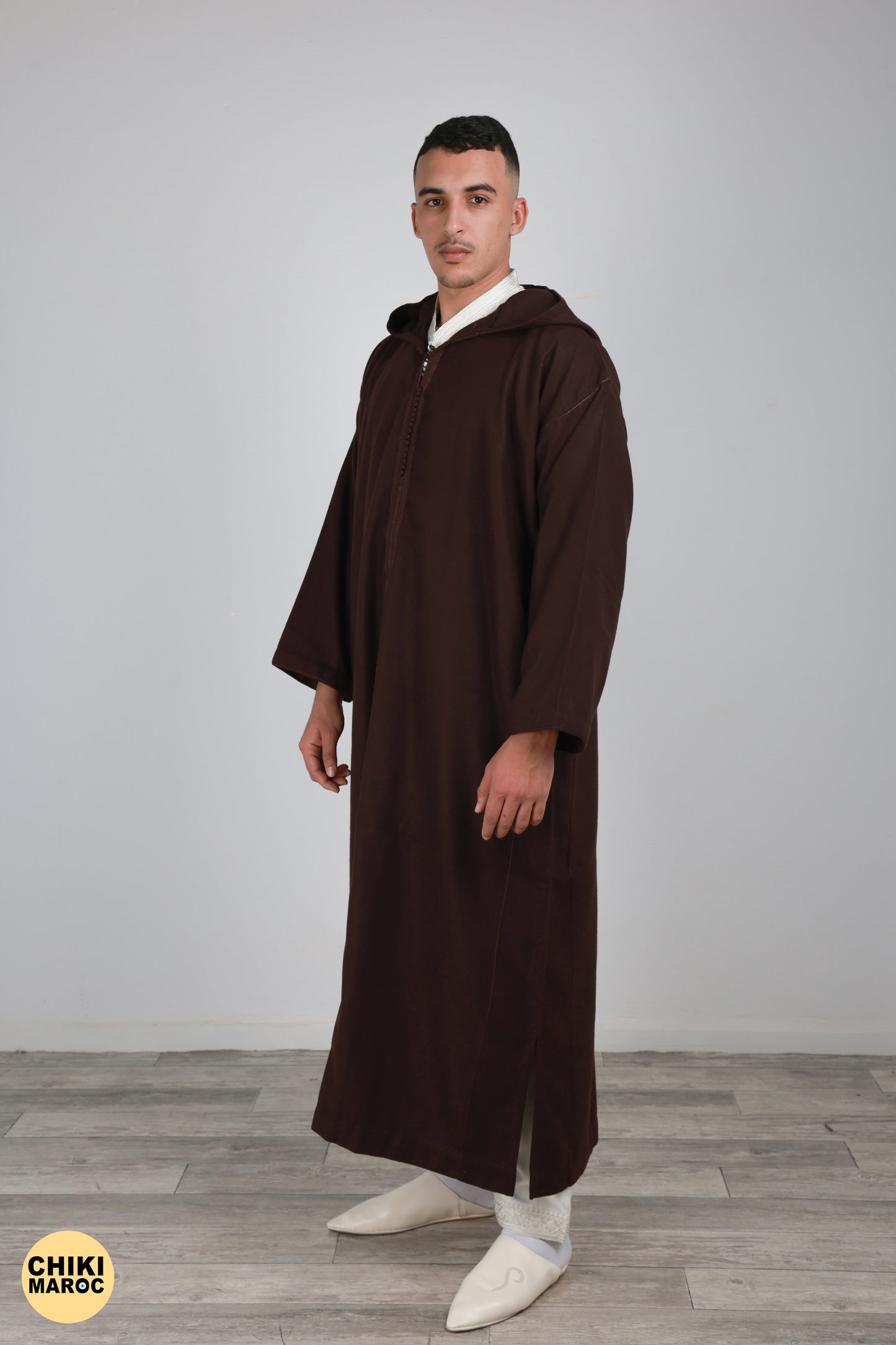 Elegant Hooded Thick Moroccan Djellaba I Special Moroccan Thobe for men