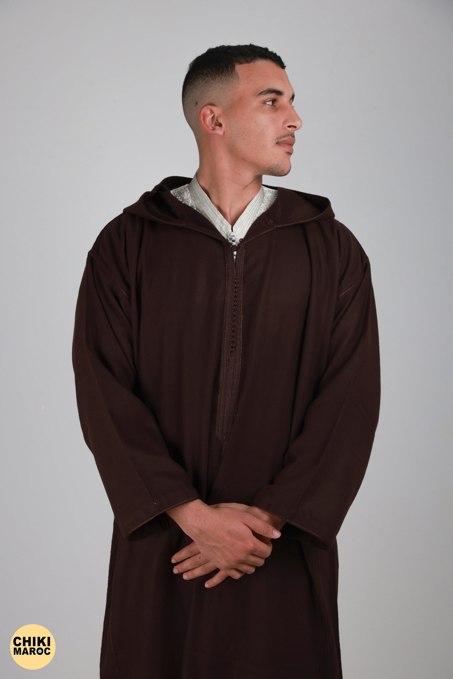 Elegant Hooded Thick Moroccan Djellaba I Special Moroccan Thobe for men