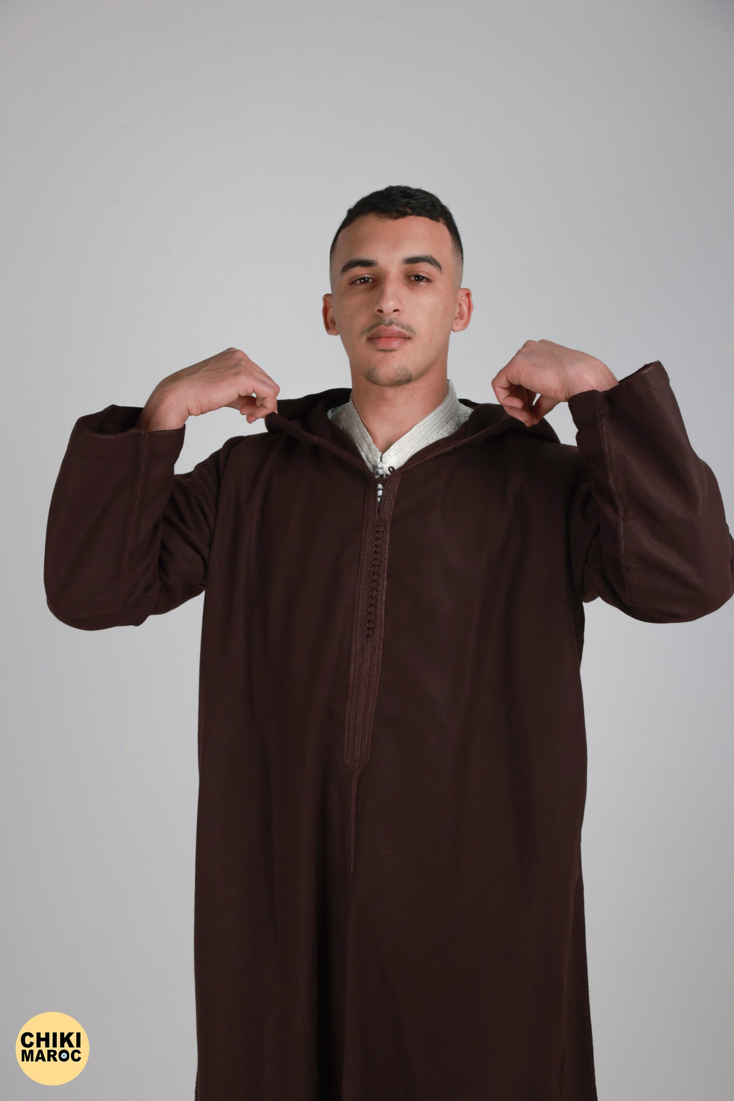 Elegant Hooded Thick Moroccan Djellaba I Special Moroccan Thobe for men