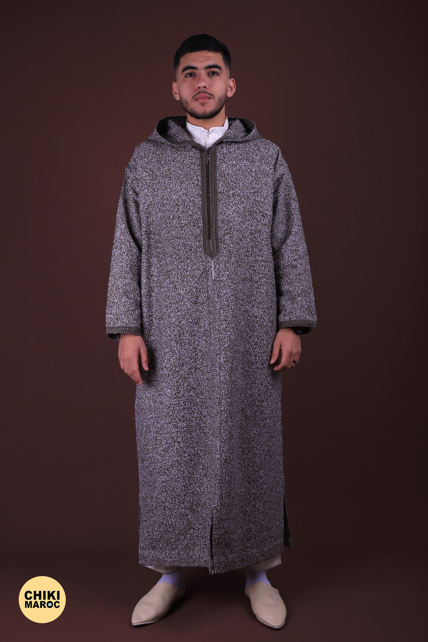 Elegant Hooded wool Moroccan Djellaba I Special Elegant Djellaba