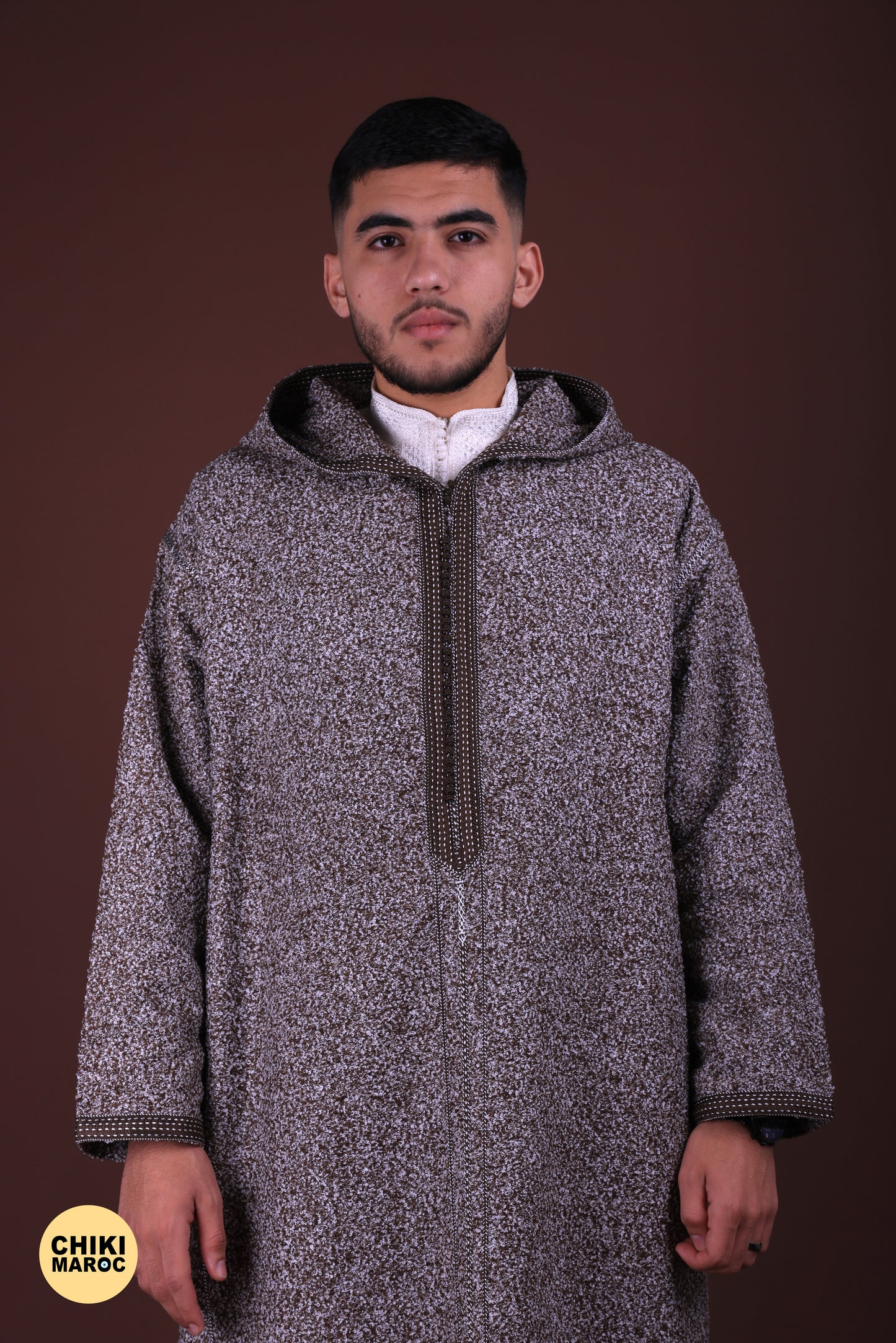 Elegant Hooded wool Moroccan Djellaba I Special Elegant Djellaba