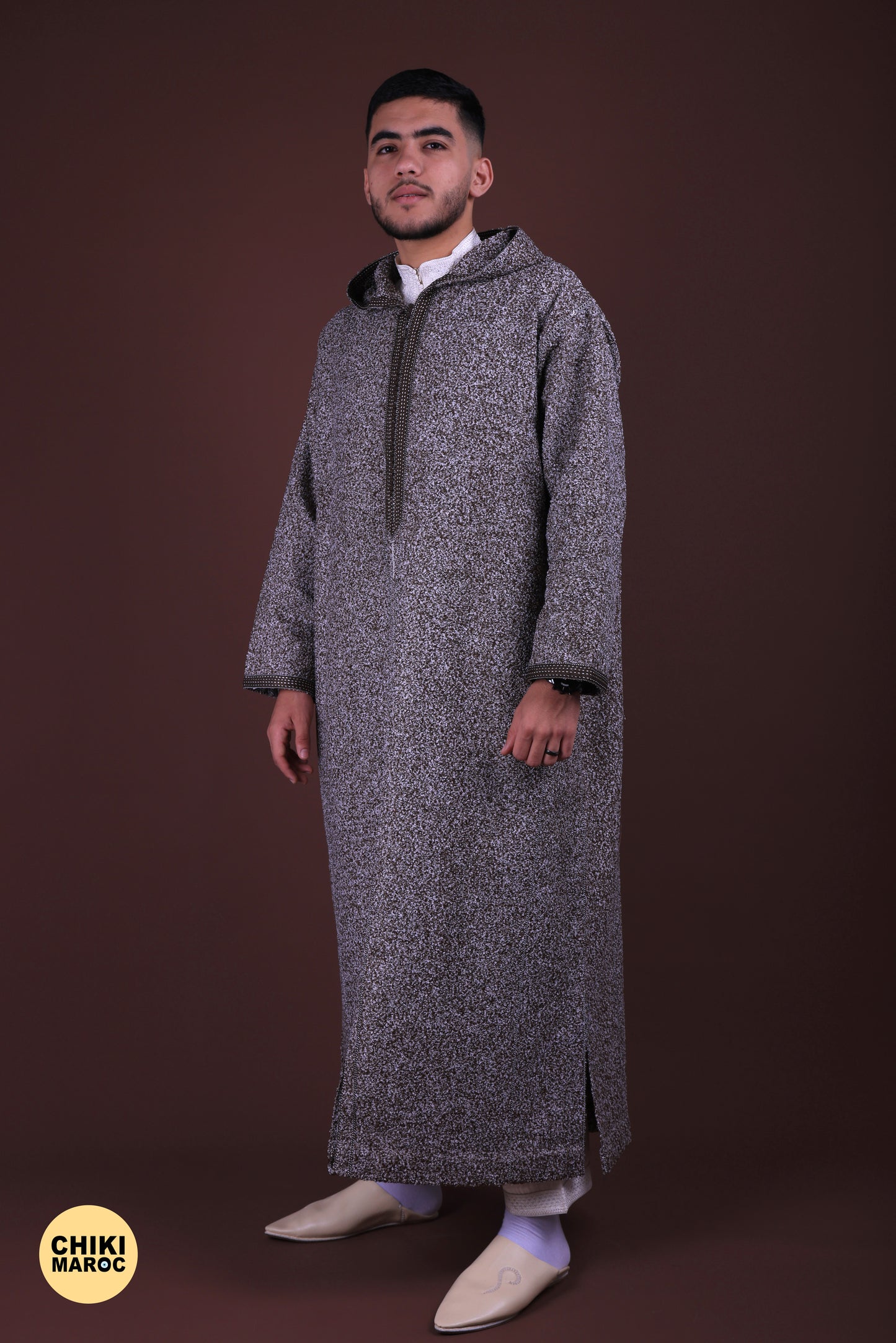 Elegant Hooded wool Moroccan Djellaba I Special Elegant Djellaba