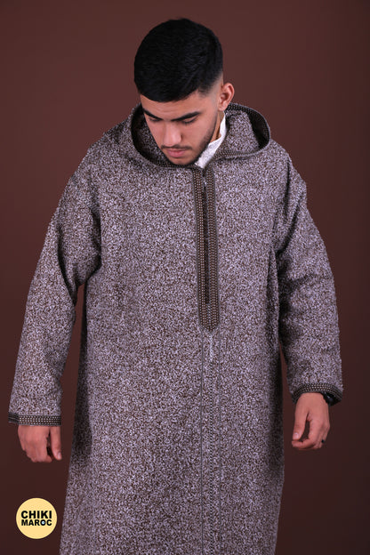 Elegant Hooded wool Moroccan Djellaba I Special Elegant Djellaba