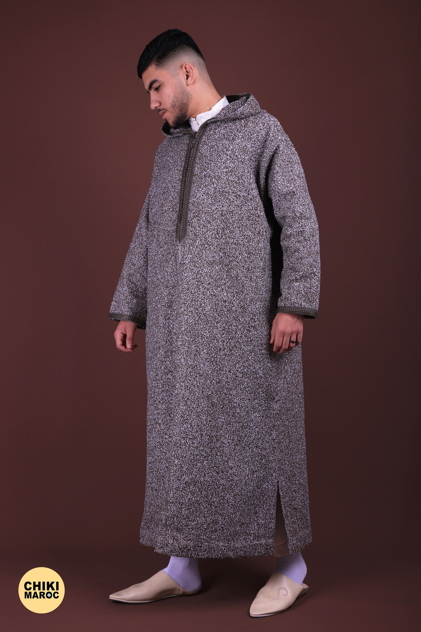 Elegant Hooded wool Moroccan Djellaba I Special Elegant Djellaba