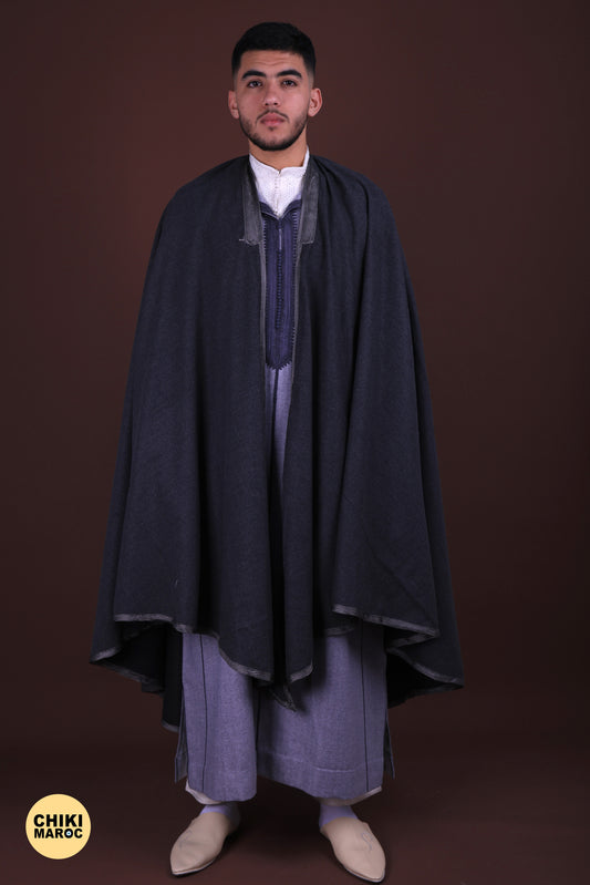 Moroccan Gray Salham - Embrace the Elegance of Tradition