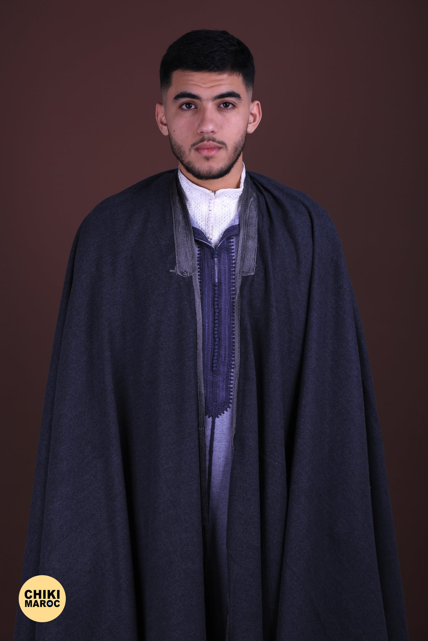 Moroccan Gray Salham - Embrace the Elegance of Tradition