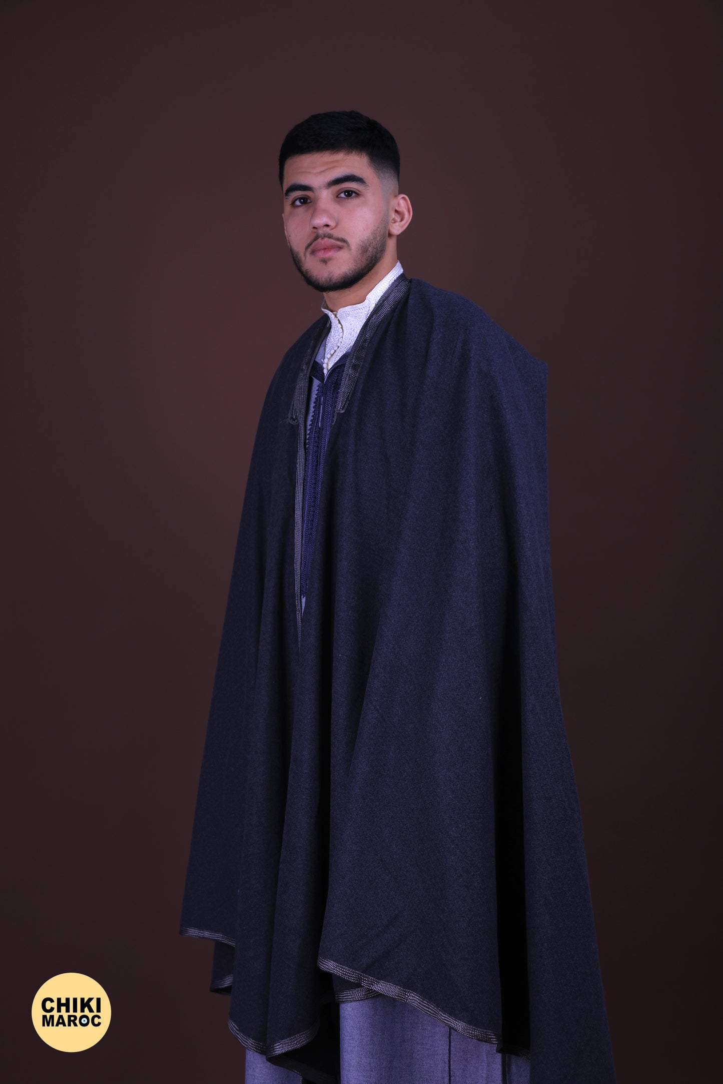 Moroccan Gray Salham - Embrace the Elegance of Tradition