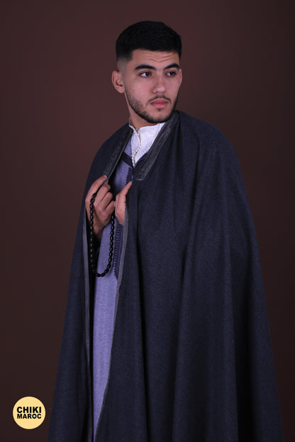 Moroccan Gray Salham - Embrace the Elegance of Tradition