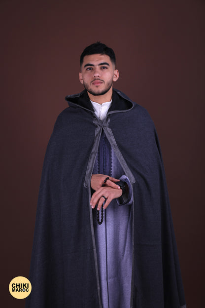 Moroccan Gray Salham - Embrace the Elegance of Tradition