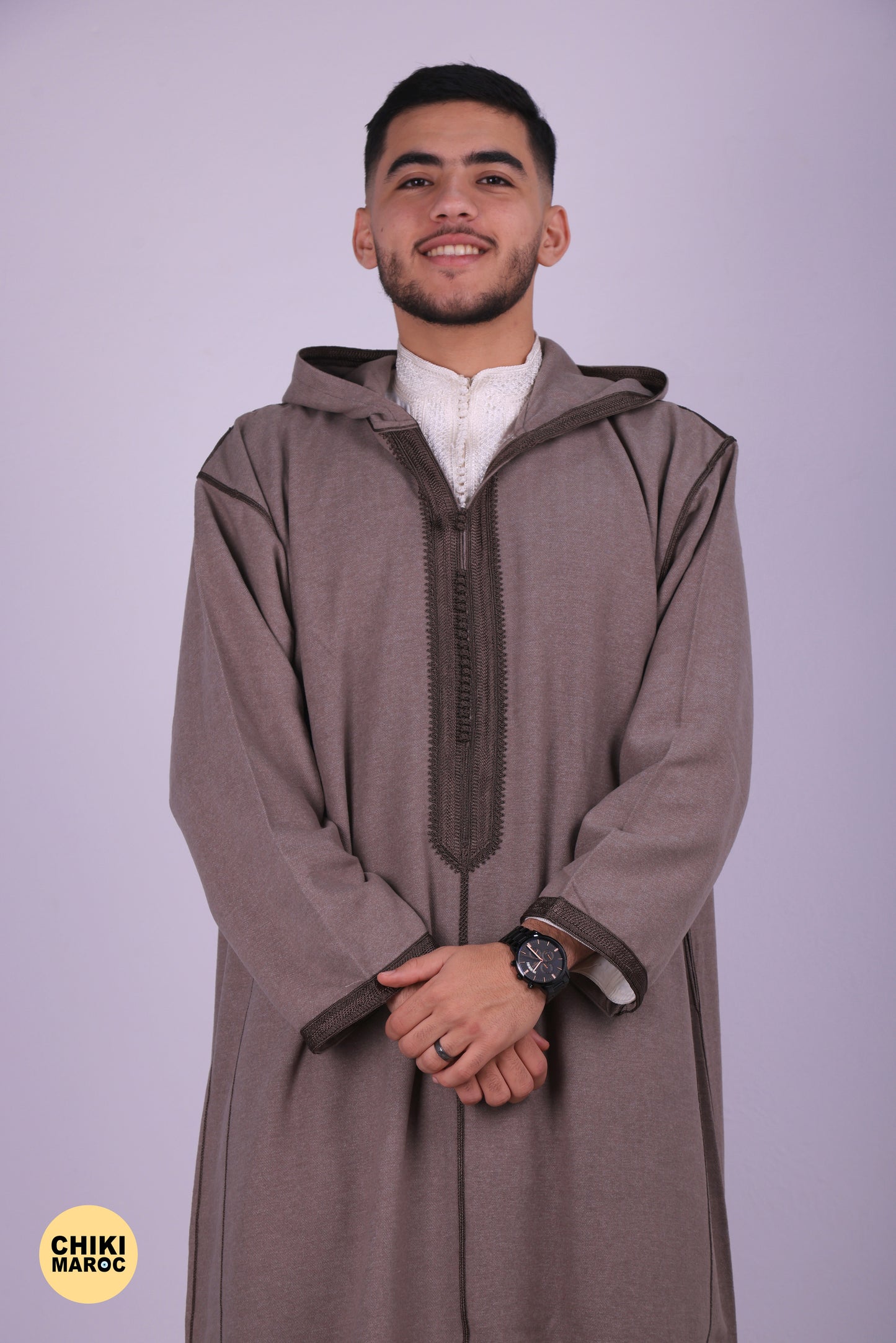 Elegant Hooded Moroccan Djellaba For Prayers