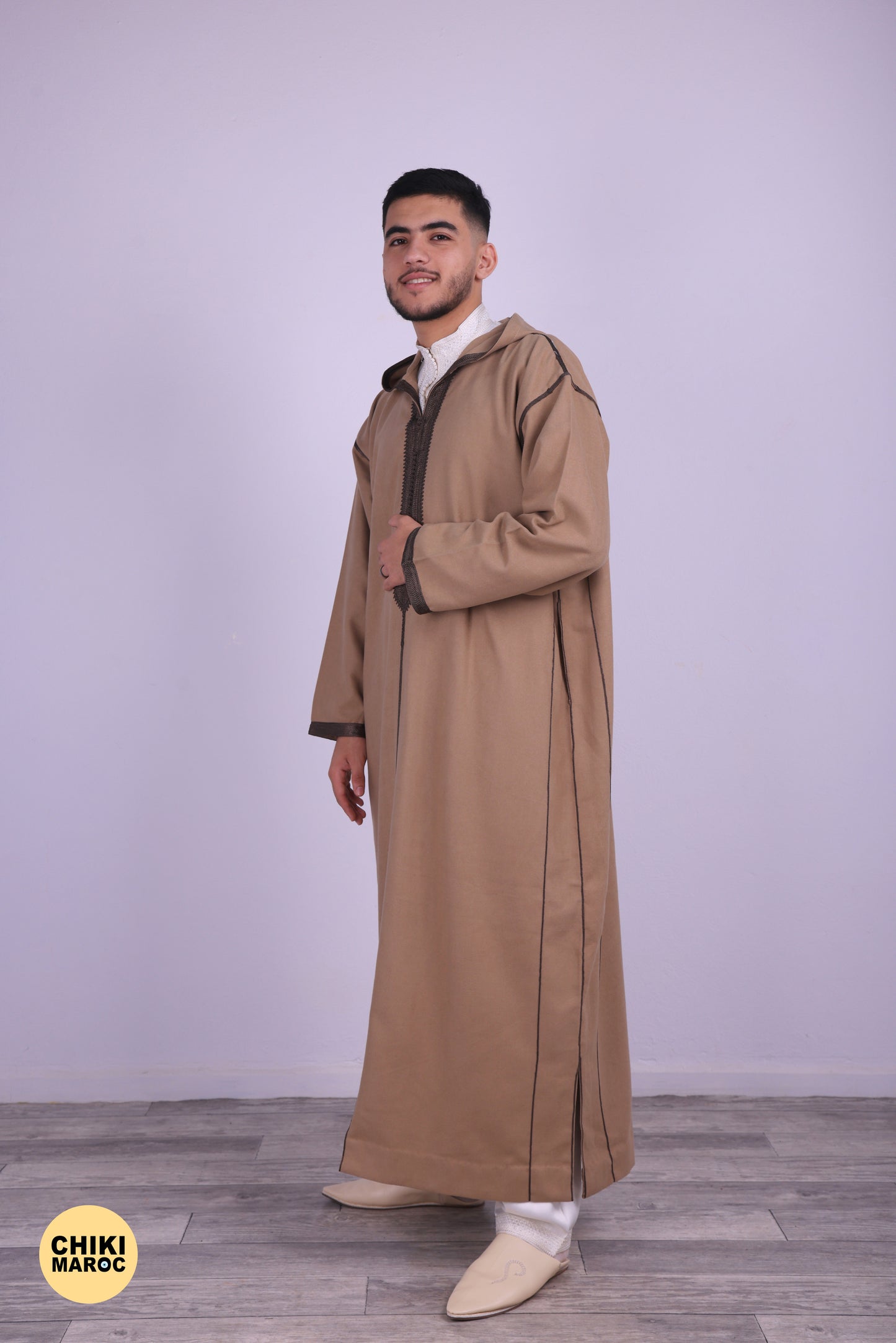 Elegant Hooded Moroccan Djellaba For Prayers